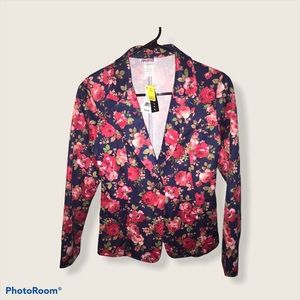 Madrag Floral blazer size medium